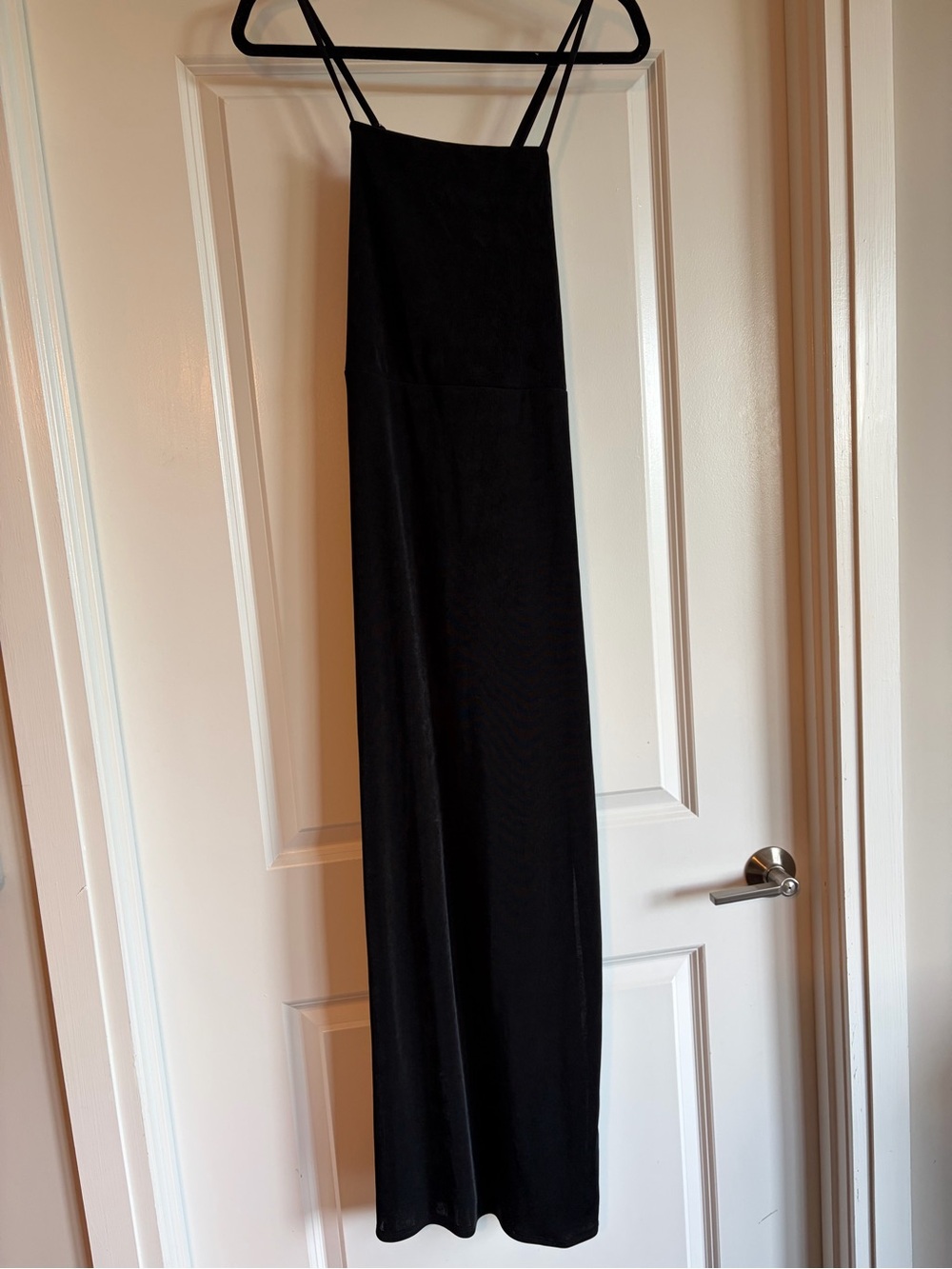 Black Spaghetti-Strap dress